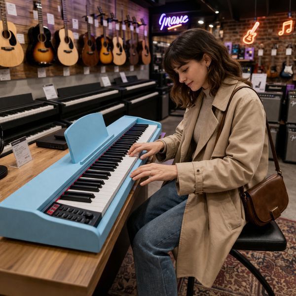 Цифрове піаніно MUSICMATE MM-P9 OceanMelody Синій 2119783 фото