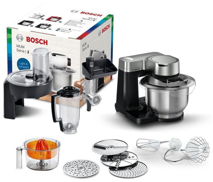 Кухонний планетарний комбайн BOSCH MUMS2VM40 з блендером, м'ясорубкою та подрібнювачем 407055 фото