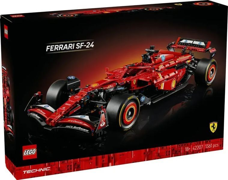 Блоковий конструктор LEGO Technic Автомобіль F1 Ferrari SF-24 (42207) 613471 фото