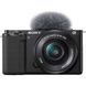 беззеркальный фотоаппарат Sony ZV-E10 kit (16-50mm) Black (ILCZVE10LB.CEC) 004316 фото 1