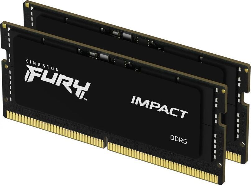 Память для ноутбуков Kingston Fury 64 GB (2x32GB) SO-DIMM DDR5 4800 MHz FURY Impact (KF548S38IBK2-64) 032596 фото