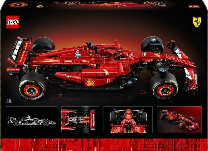 Блоковий конструктор LEGO Technic Автомобіль F1 Ferrari SF-24 (42207) 613471 фото