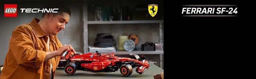 Блоковий конструктор LEGO Technic Автомобіль F1 Ferrari SF-24 (42207) 613471 фото