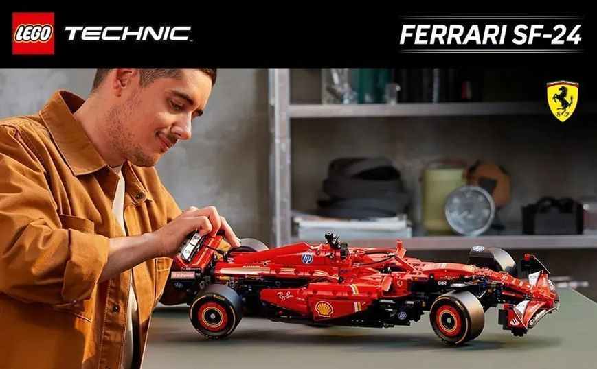 Блоковий конструктор LEGO Technic Автомобіль F1 Ferrari SF-24 (42207) 613471 фото