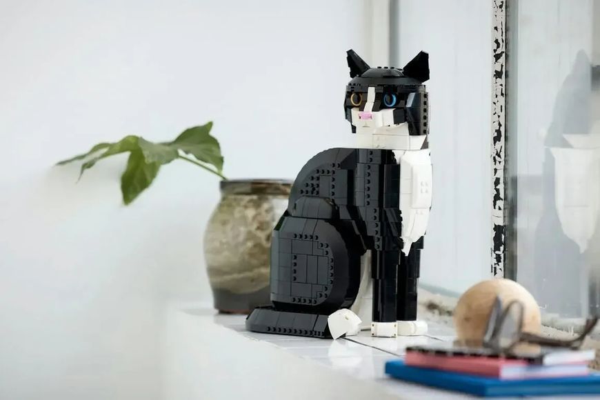 Блочный конструктор LEGO Ideas Черно-белый кот (21349) 613376 фото