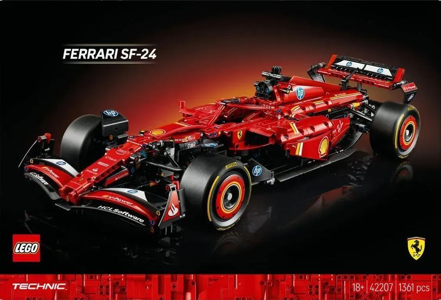 Блоковий конструктор LEGO Technic Автомобіль F1 Ferrari SF-24 (42207) 613471 фото