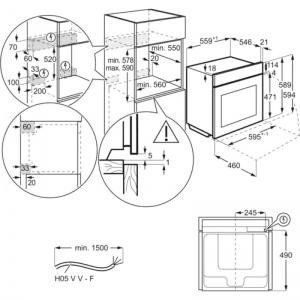 Духовка електрична Electrolux EOE7P31Z 011313 фото