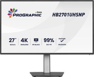 Монитор IIYAMA ProGraphic HB2701UHSNP-B1 27" 3840x2160 IPS 4 мс 2104141 фото
