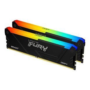 Пам'ять для настільних комп'ютерів Kingston Fury 32 GB (2x16GB) DDR4 3200 MHz Beast RGB (KF432C16BB12AK2/32) 033129 фото