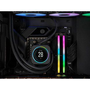 Пам'ять для настільних комп'ютерів Corsair 64 GB (2x32GB) 5600 MHz Vengeance RGB AMD EXPO (CMH64GX5M2B5600Z40K) 027632 фото