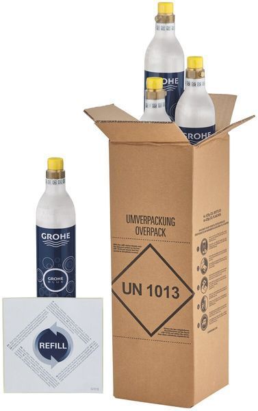 Стартовый набор баллонов GROHE Blue 40422000 (4 шт.) 589135 фото