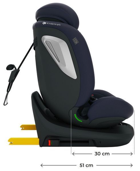 Автокрісло KINDERKRAFT I-Grow 2 Plus I-Size 40-150 см (0-36 кг) Темно-синій 2127238 фото