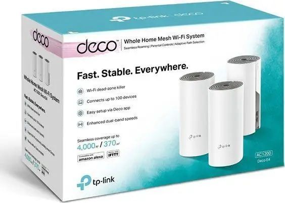 Точка доступу Wi-Fi TP-Link Deco E4 (3-pack) 042508 фото