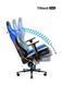 Комп'ютерне крісло для геймера Diablo Chairs X-Player 2,0 Normal Size Black/Blue 019375 фото 4