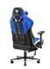 Комп'ютерне крісло для геймера Diablo Chairs X-Player 2,0 Normal Size Black/Blue 019375 фото 6