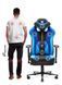 Комп'ютерне крісло для геймера Diablo Chairs X-Player 2,0 Normal Size Black/Blue 019375 фото 3