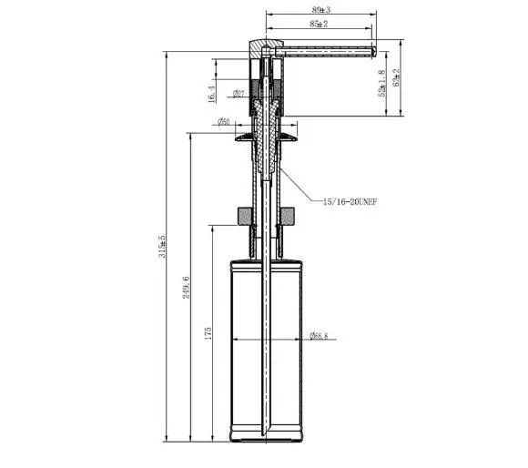 Дозатор для кухонной мойки Franke Comfort 119.0578.743 311930 фото