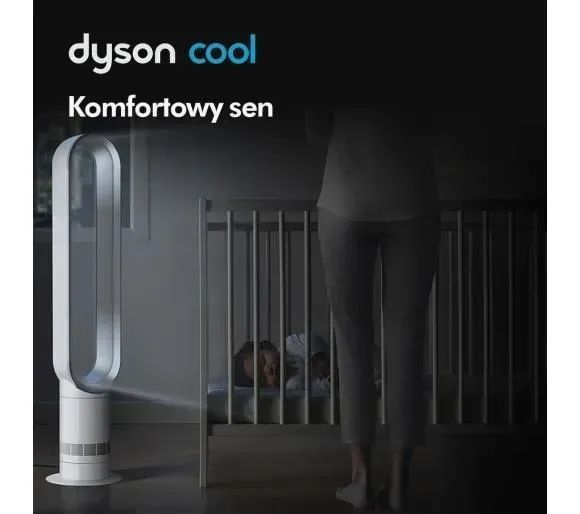 Вентилятор підлоговий Dyson AM07 White 349667 фото