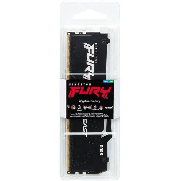 Пам'ять для настільних комп'ютерів Kingston FURY 32 GB DDR5 6000 MHz Beast RGB (KF560C40BBA-32) 033802 фото