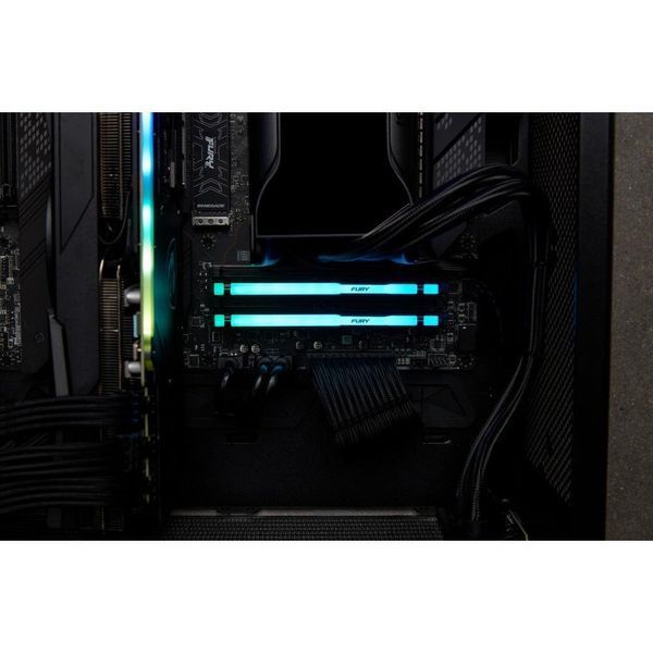 Пам'ять для настільних комп'ютерів Kingston FURY 32 GB DDR5 6000 MHz Beast RGB (KF560C40BBA-32) 033802 фото