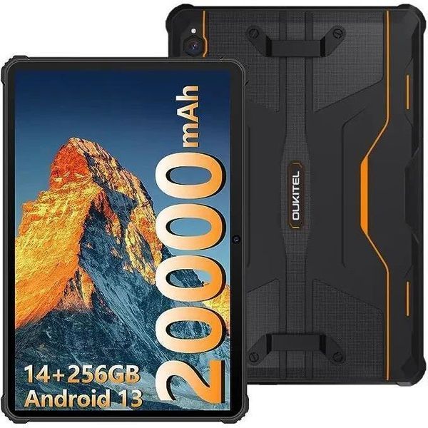 Планшет Oukitel RT6 8/256GB 4G Dual Sim Orange (6931940725255) 033684 фото