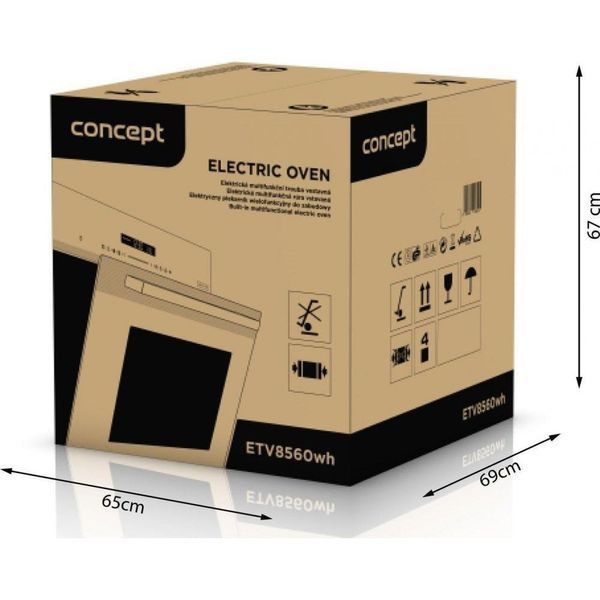 Духовка електрична Concept ETV8560WH 011802 фото