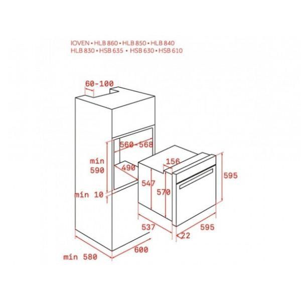 Духовка електрична Teka HLB 8600 P (111000015) 012052 фото