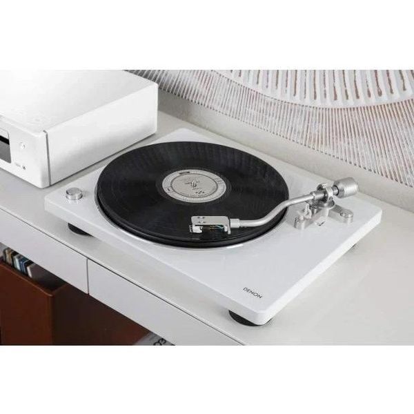 Проигрыватель виниловых дисков Denon DP-400 White 039298 фото
