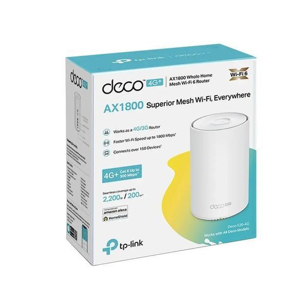 Беспроводной маршрутизатор (роутер) TP-Link Deco X20-4G 001328 фото