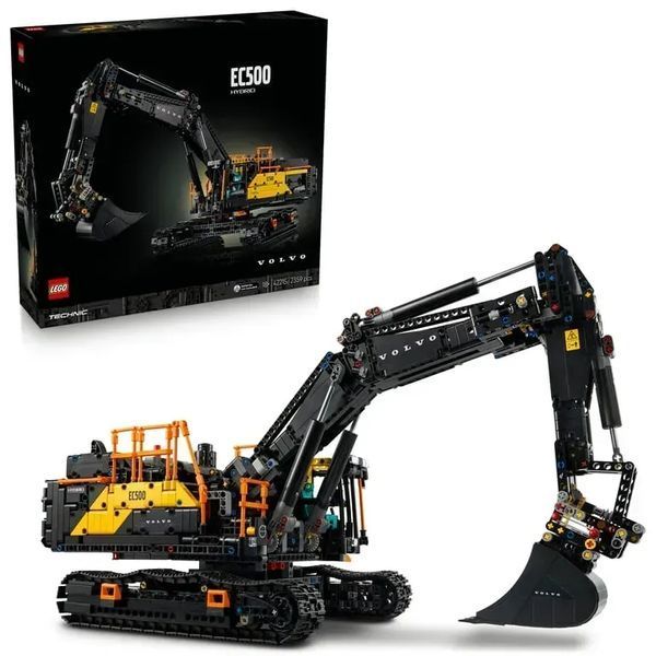 Блочный конструктор LEGO Technic Экскаватор Volvo EC500 Hybrid (42215) 613515 фото