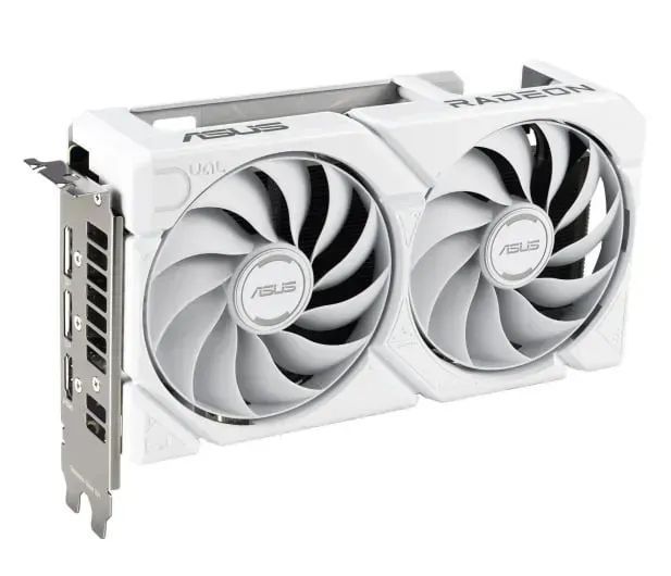 Видеокарта Asus DUAL-RX9060XT-16G-WHITE (90YV0LG3-M0NA00) 614965 фото