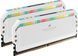 Пам'ять для настільних комп'ютерів Corsair 32 GB (2x16GB) DDR5 6200 MHz Dominator Platinum RGB White (CMT32GX5M2X6200C36W) 026390 фото 2
