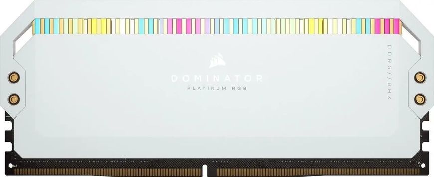 Пам'ять для настільних комп'ютерів Corsair 32 GB (2x16GB) DDR5 6200 MHz Dominator Platinum RGB White (CMT32GX5M2X6200C36W) 026390 фото