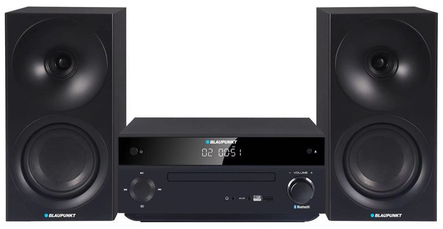 Вежа BLAUPUNKT MS30.2BT чорна, HDMI ARC, відтворення CD/-R/-RW, Bluetooth, тюнер FM з цифровим синтезом PLL, вхід USB 2022127 фото