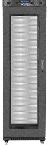 Шафа RACK LANBERG 19" 42U FF01-6842-23BL 600 x 800 мм, стояча, чорна 470980 фото