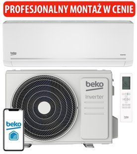 Спліт-кондиціонер, тепловий насос повітря-повітря BEKO BEEPGH 095/BEEPGH 096 2.6 кВт з послугою монтажу 2072423 фото