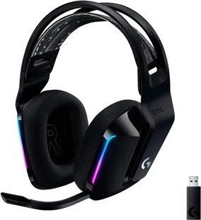 Комп'ютерна гарнітура Logitech G733 Lightspeed Wireless RGB Black (981-000864) 315350ua фото