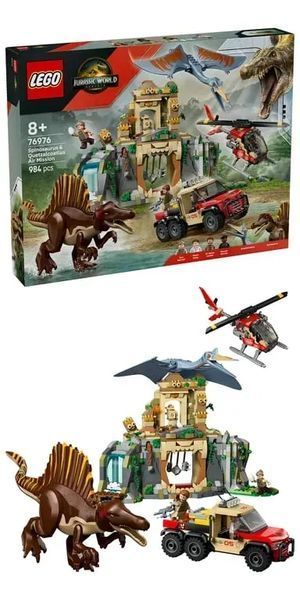 Блочный конструктор LEGO Jurassic World Воздушная миссия со спинозавром и кетцалькоатлем (76976) 613415 фото