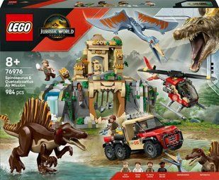 Блоковий конструктор LEGO Jurassic World Повітряна місія зі спинозавром і кетцалькоатлем (76976) 613415 фото