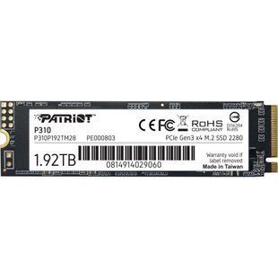 SSD накопитель PATRIOT P310 1.92 TB (P310P192TM28) 001970 фото