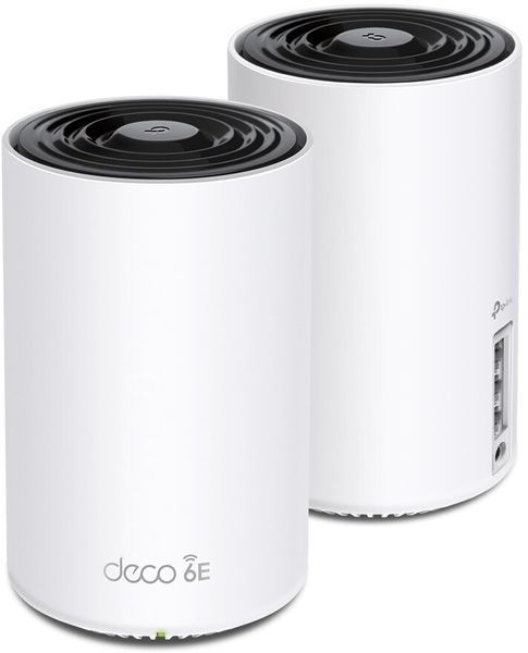 Маршрутизатор TP-LINK Deco XE75 2.4 / 5 / 6 ГГц (TriBand), Wi-Fi Mesh (2 шт.) 2010698 фото