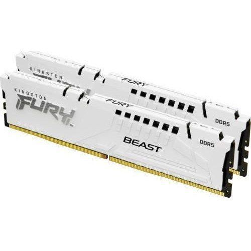 Пам'ять для настільних комп'ютерів Kingston FURY 64 GB (2x32GB) DDR5 6400 MHz Beast White (KF564C32BWK2-64) 033853 фото
