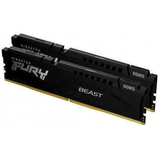 Пам'ять для настільних комп'ютерів Kingston FURY 32 GB (2x16GB) DDR5 6000 MHz Beast (KF560C40BBK2-32) 033753 фото