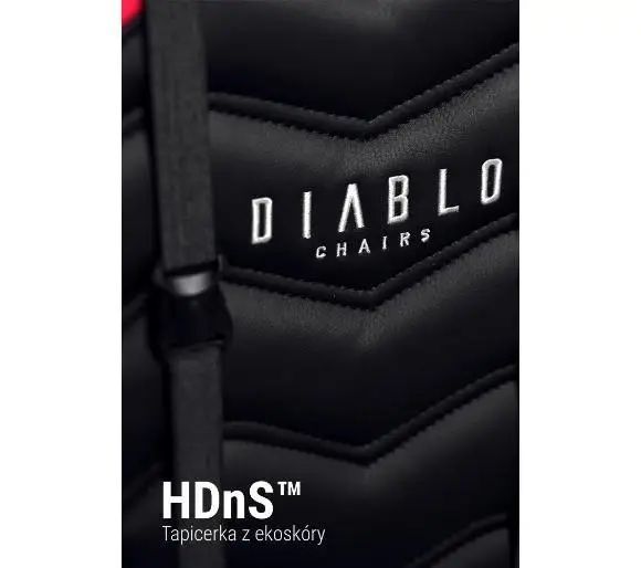 Компьютерное кресло для геймера Diablo Chairs X-Ray L red 019376 фото