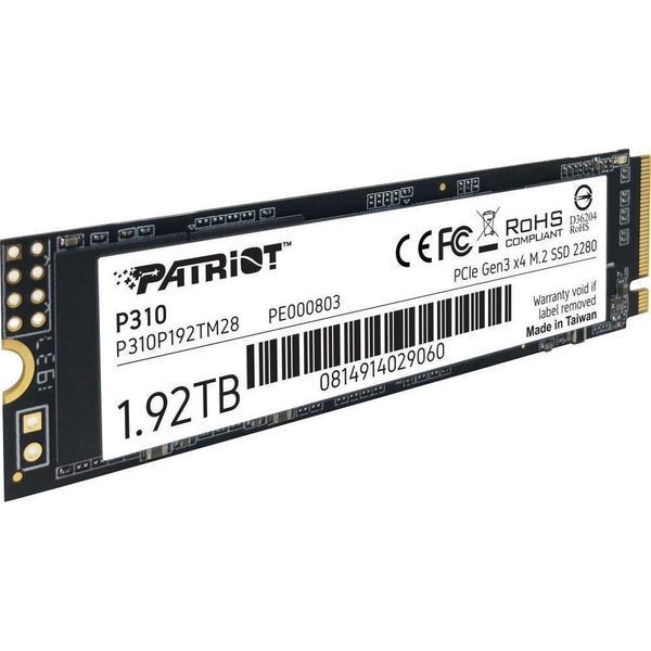 SSD накопитель PATRIOT P310 1.92 TB (P310P192TM28) 001970 фото