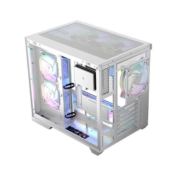 Корпус Modecom Volcano Panorama Apex ARGB 3F Midi White (AT-PANORAMA-3F-ARGB-20-000000-0002) 018049 фото