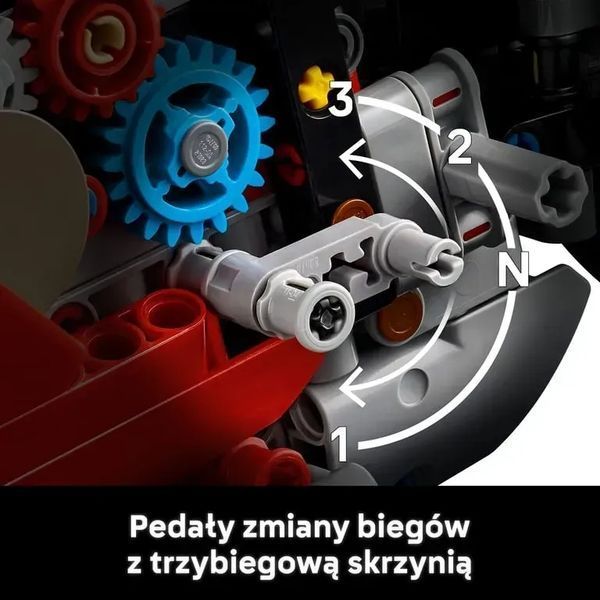 Блоковий конструктор LEGO Technic Мотоцикл Ducati Panigale V4 S 1603 деталі (42202) 613450 фото