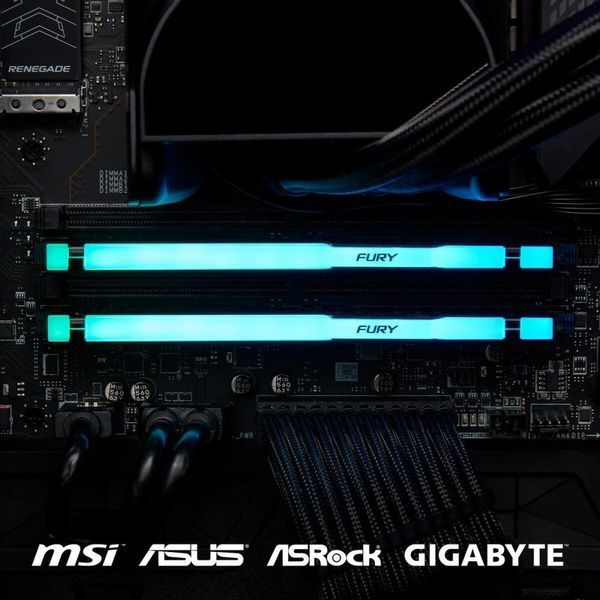 Пам'ять для настільних комп'ютерів Kingston FURY 32 GB DDR5 6000 MHz Beast RGB EXPO (KF560C36BBEA-32) 033803 фото