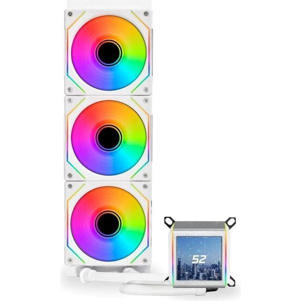 Водяне охолодження Lian Li Galahad II LCD SL-INF 360 White (G89.GA2ALCD36INW.00) 014137 фото