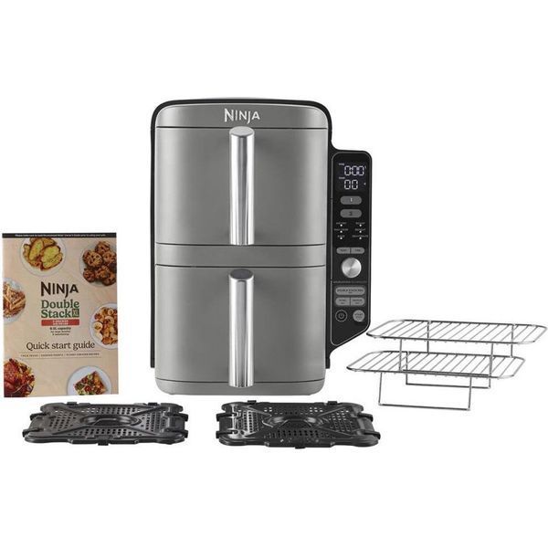 Мультипечь (аэрофритюрница) NINJA Double Stack XL 2-Level Air Fryer 9.5L (SL400EU) 025573 фото